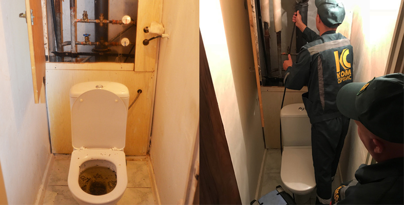 Как специалисты работают с засорами в туалете: методы и этапы прочистки