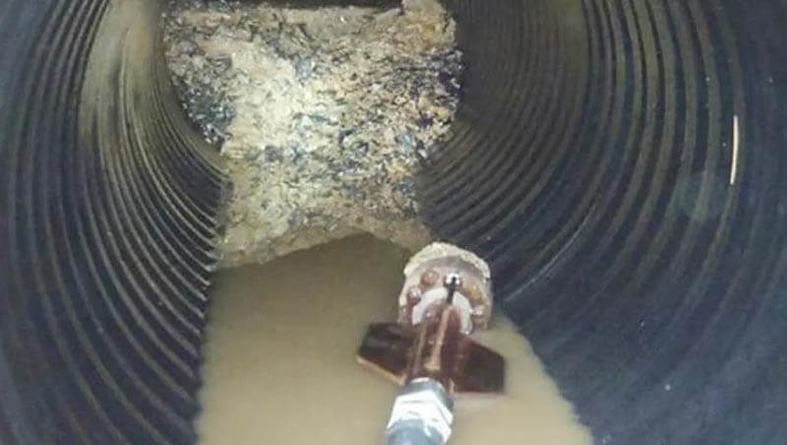 Технология устранения засоров в дренажных и ливневых канализациях