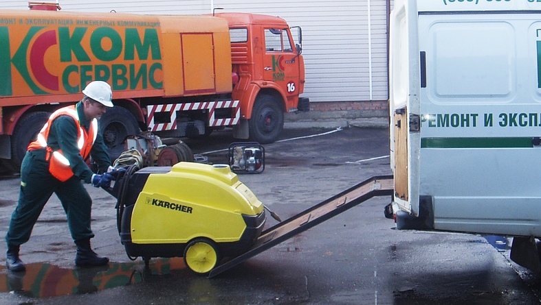 Установки высокого давления Kranzle Therm 895 и  Karcher HDS 695
